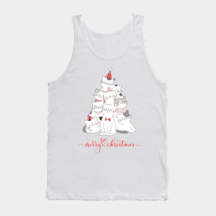 meowy christmas Tank Top